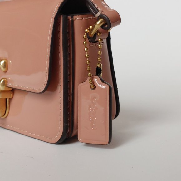 Coach studio 12 patent leather bag Nude Latte MINI BAG - Picture 9 of 16